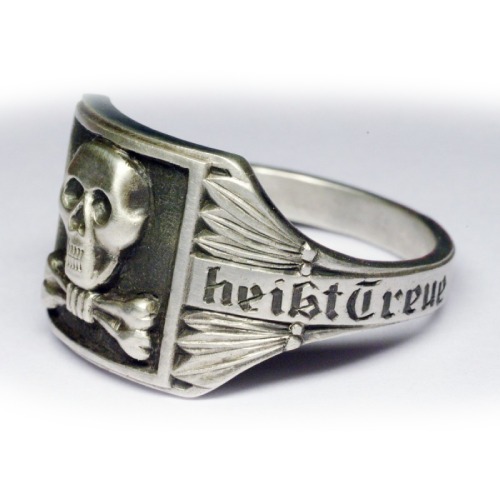 Meine Ehre Heist Treue Ring Skull and Crossbones Ring | NSvendor